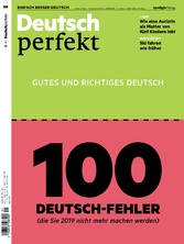 Deutsch perfekt - 01/2019 Deutsch perfekt - 01/2019